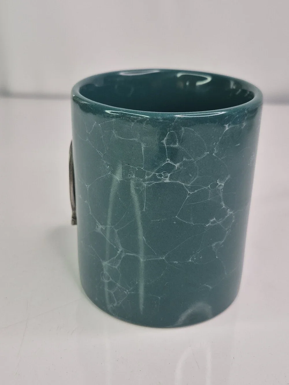 Operation Enduring Freedom Bagram Afghanistan Mug with Metal Insignia.